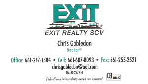 Chris Gabledon, Realtor for EXIT Realty SCV